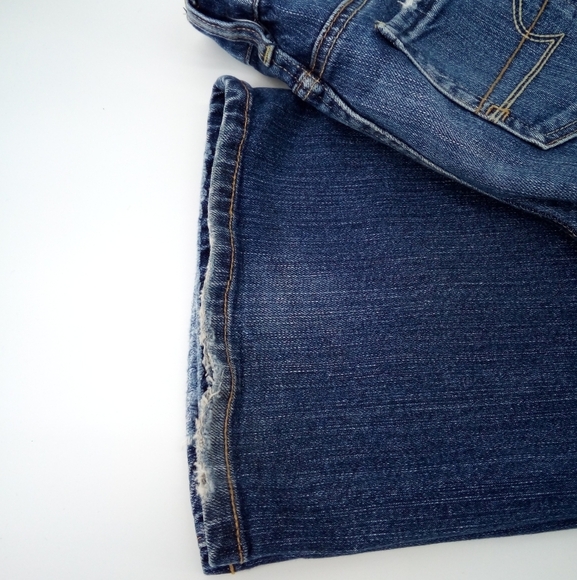 2009 American Eagle Favorite Boyfriend Wide Leg Retro Early 2000s Jeans 6 Long - Picture 11 of 13